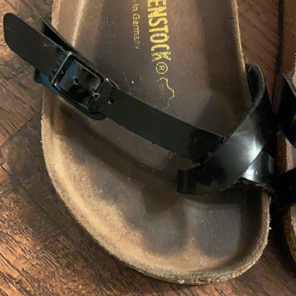 Authentic Birkenstock rare to find GUC size 37 black - Picture 2 of 13